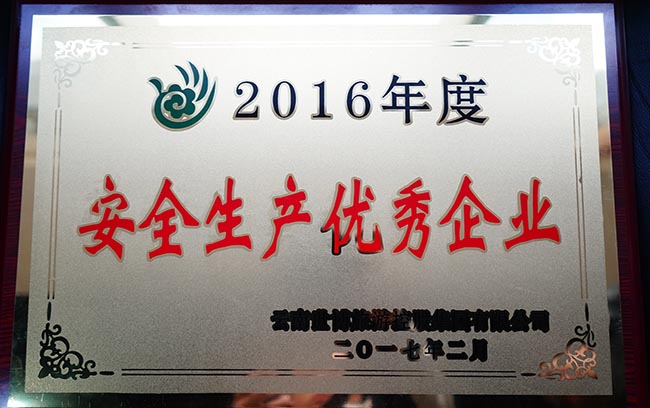34-2016年度安全生產優(yōu)秀企業(yè)
